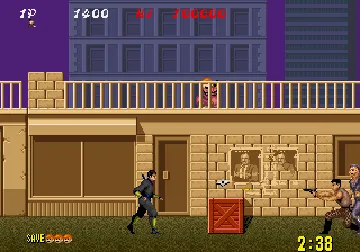 Shinobi (bootleg) screen shot game playing